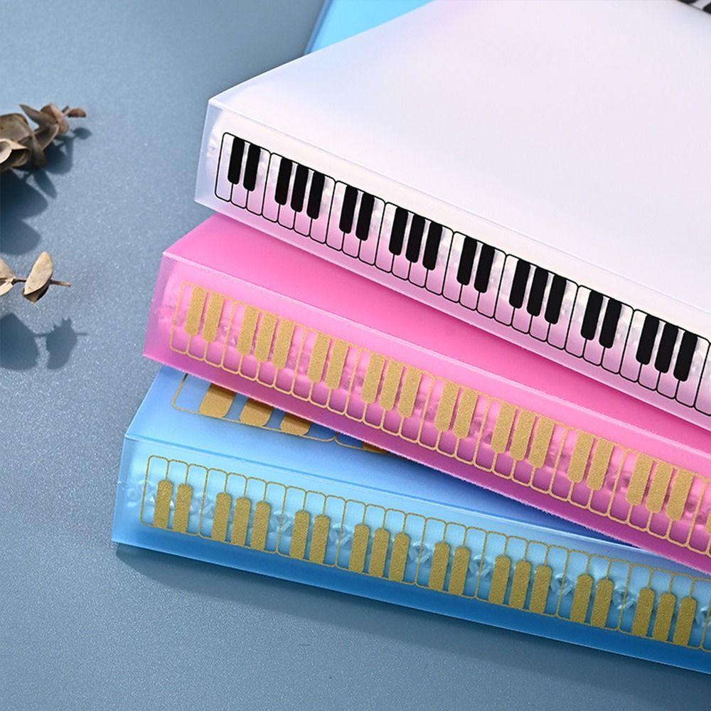 Suyo Folder Skort Musik 6warna Music Clip Document Storage Organizer Piano Music Clip