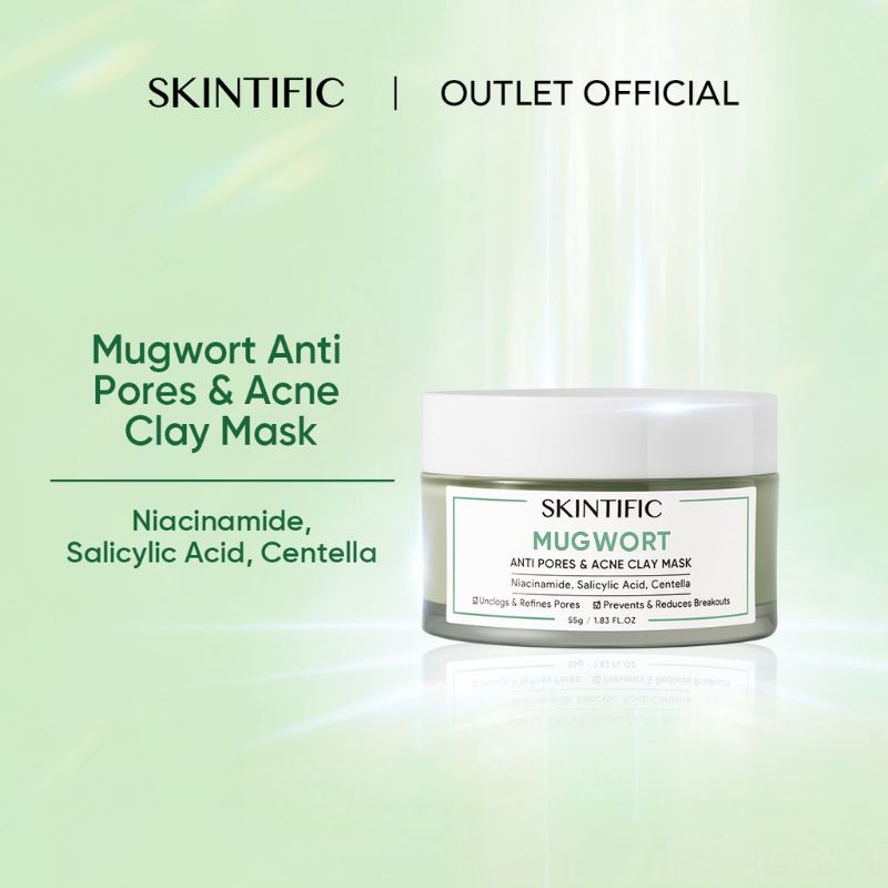 SKINTIFIC Mugwort Anti Pores &amp; Acne Clay Mask