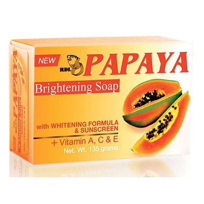NEW RDL PAPAYA Brightening Soap 135g Sabun Pepaya By Philippine BPOM