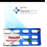 Panadol Biru 1 strip isi 10 kaplet