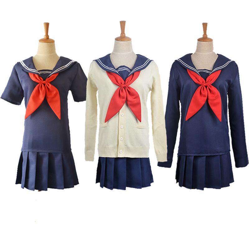 [MikanHiro Store] Toga Himiko My Hero Academia cosplay costume sailor suit college style JK COS suit