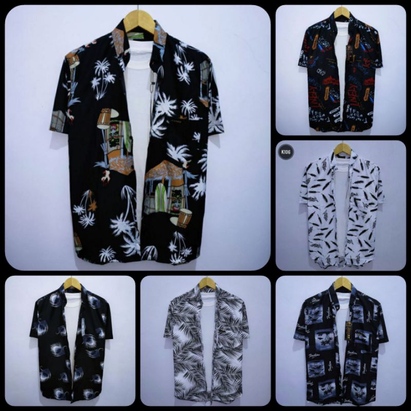 PROMO.!! PAKET 90RB DAPET 3PCS KEMEJA PRIA LENGAN PENDEK | KEMEJA MOTIF LENGAN PENDEK | KEMEJA SURFING | KEMEJA MOTIF | KEMEJA DISTRO | KEMEJA MURAH