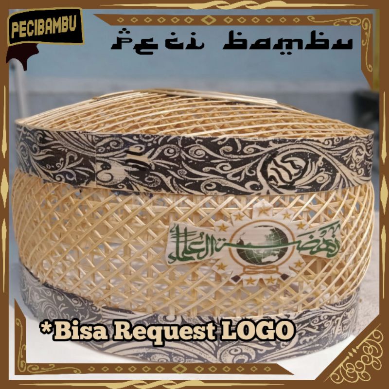 PECI BAMBU - SONGKOK BAMBU - KOPYAH BAMBU - PECI UNIK - PECI ANYAMAN BAMBU - PECI FULL AC - KERAJINA