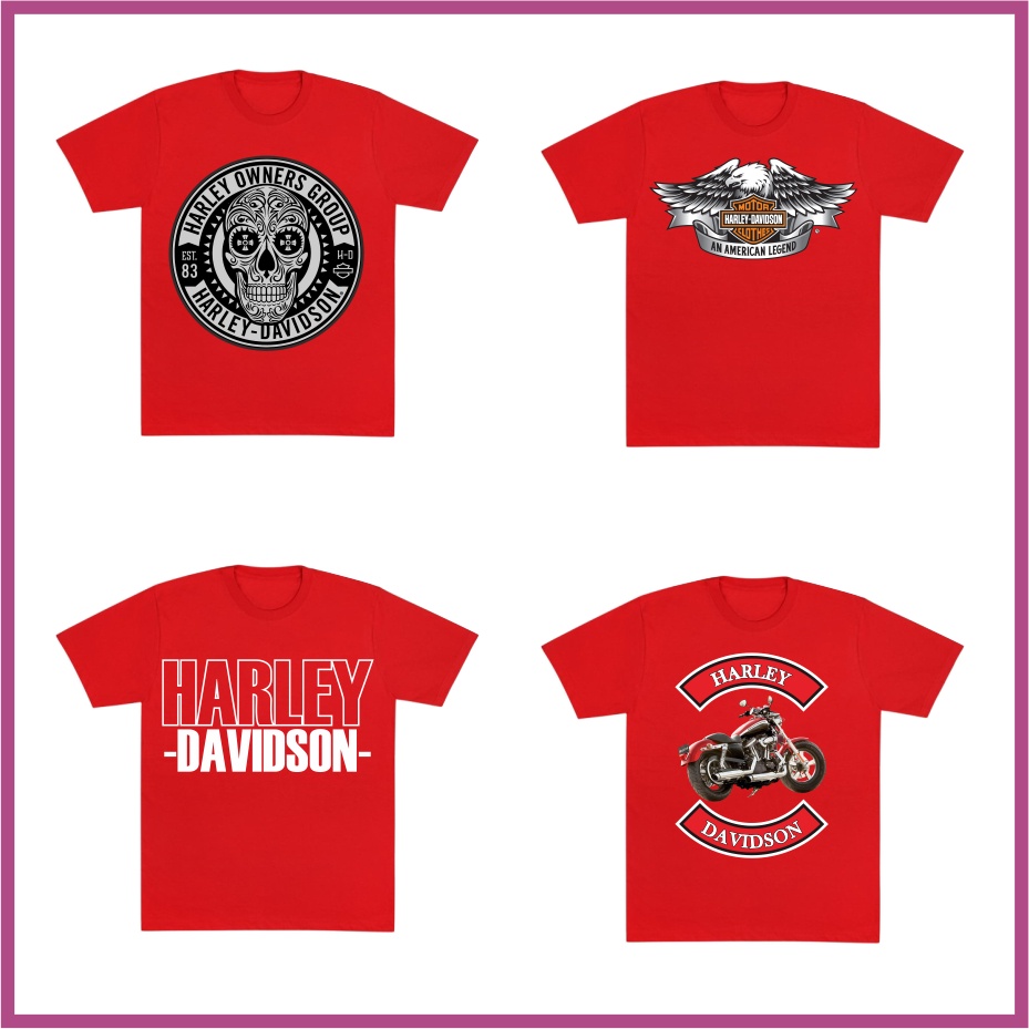 kaos anak 1-15 th motif hd merah