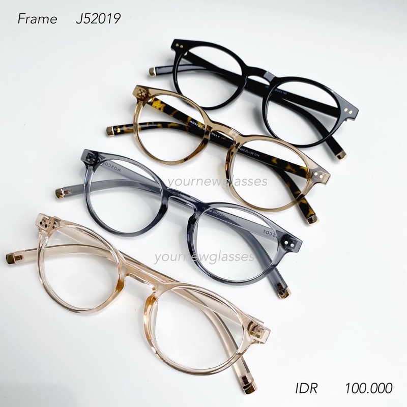 KACAMATA BULAT J52020 / Frame bulat / Frame Korea / Kacamata bulat
