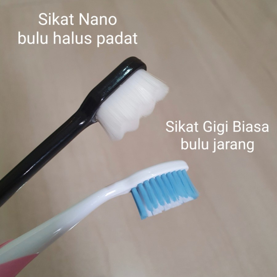 Sikat Gigi Halus 10000+ Soft Bristle Lembut Nano Tech Japan / Sikat Gigi Nano Tech Japan