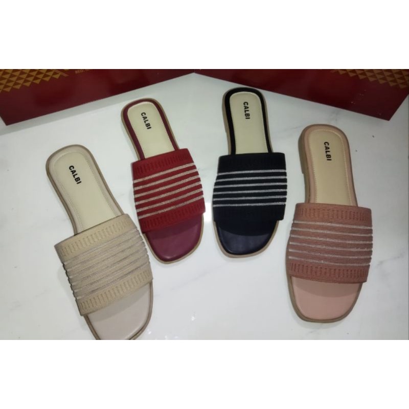Sandal Teplek Wanita Selop Merk Calbi HSE.1843