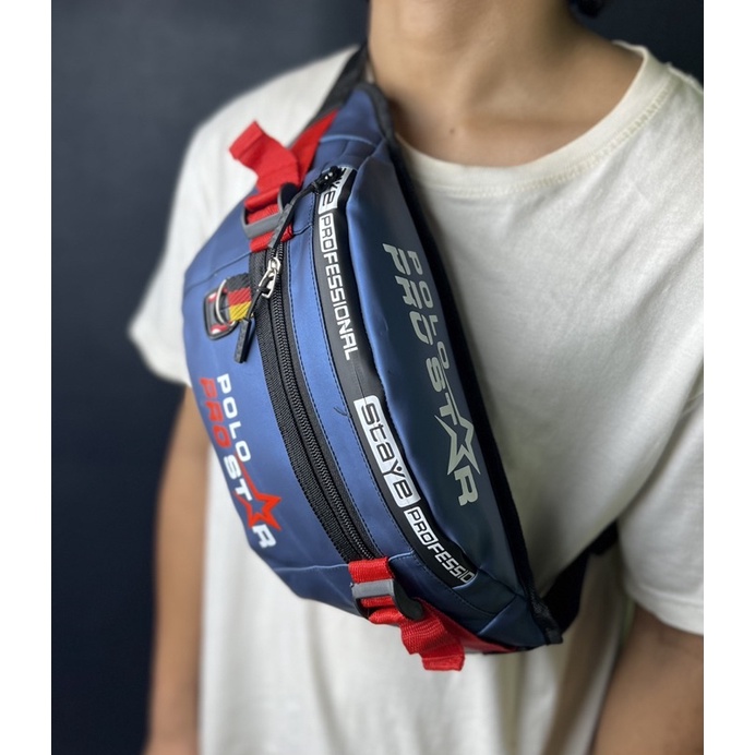 STARFACE - Waistbag Waterproof Terbaru Bahan Ballon Anti Air Tas Selempang Bahu