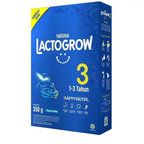 

Lactogrow 3 Vanila / Madu / Original 350gr / Toko Susu Lengkap Murah Pusat