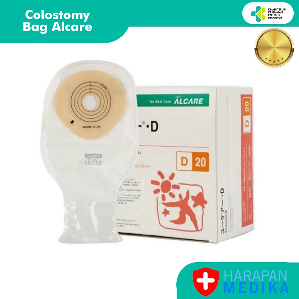 Colostomy Bag Alcare Dewasa / Kantong colostomy Alcare