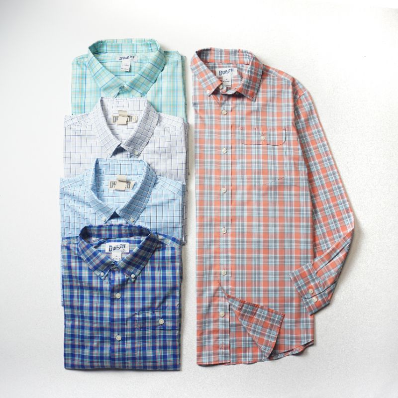 Kemeja duluth coolmax wrinklefighter relaxed fit original