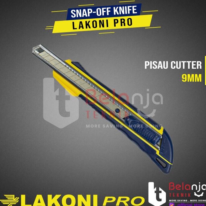 

LAKONI PRO Utility Knife 9MM Snap-Off Knife Pisau Cutter Kater 9 MM belanjate77 Murah