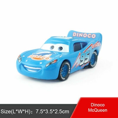 Disney Pixar Cars 2 3 Lightning McQueen Mater Jackson Storm Ramirez 1:55 Diecast Vehicle Metal Alloy