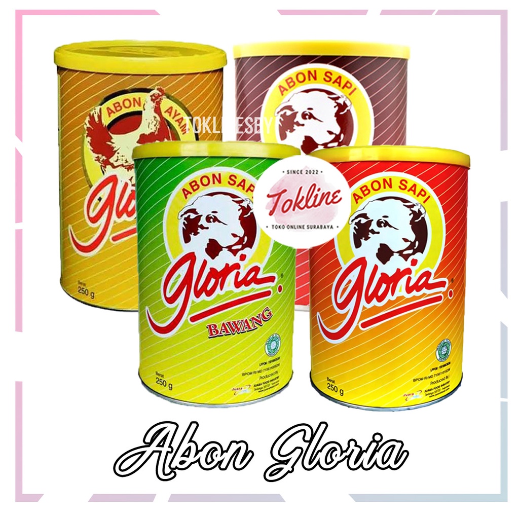 

ABON GLORIA 250GR SAPI ORIGINAL BAWANG PEDAS AYAM