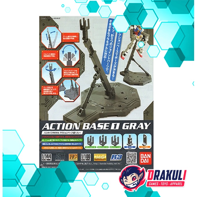 BANDAI Action Base 1 Gray