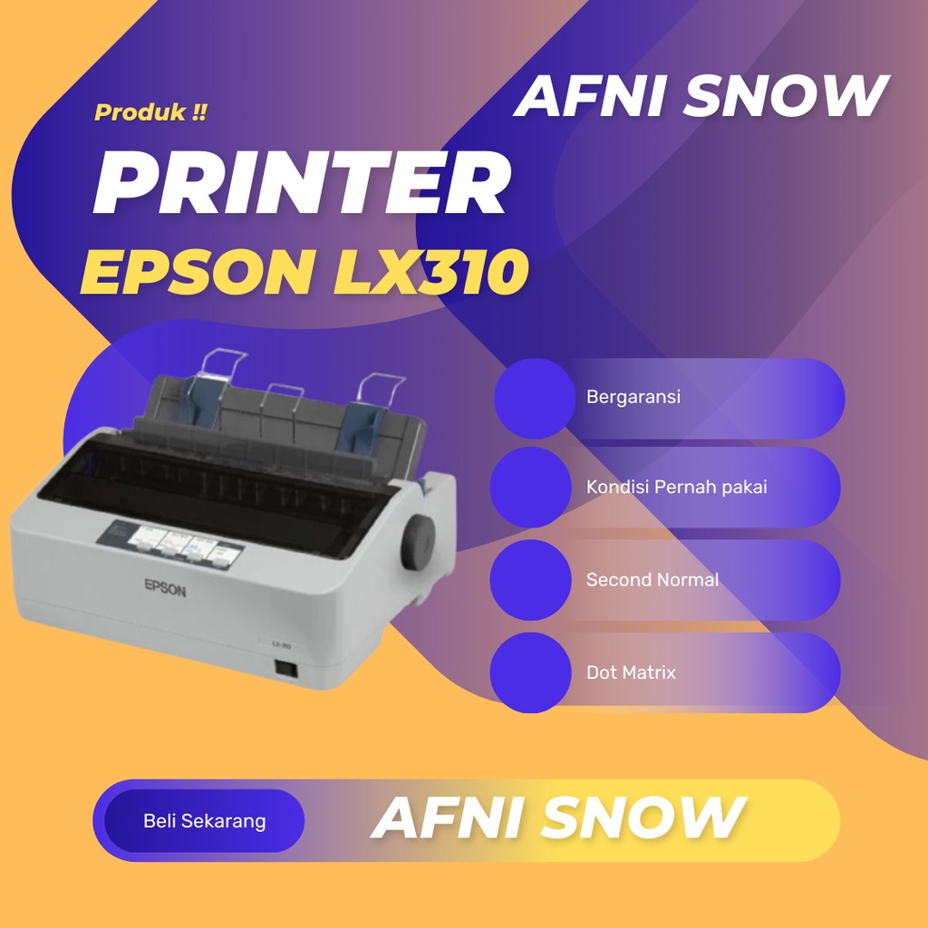 PRINTER EPSON LX310 (SECOND) Komplit