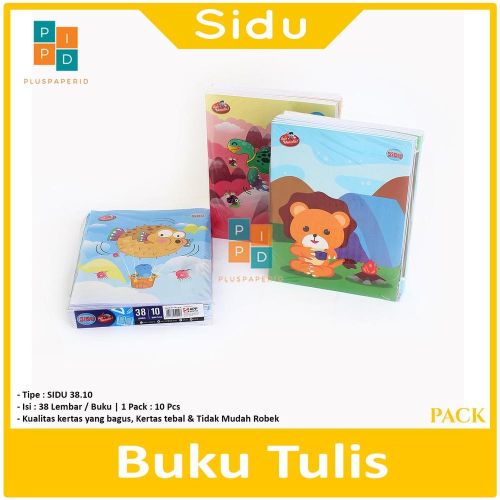 

BISA COD SIDU - Buku Tulis Garis 38 Lembar - Pack