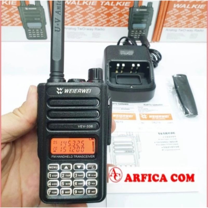 HT WEIRWEI VEV-338 Freq VHF (136-174mhz) garansi resmi