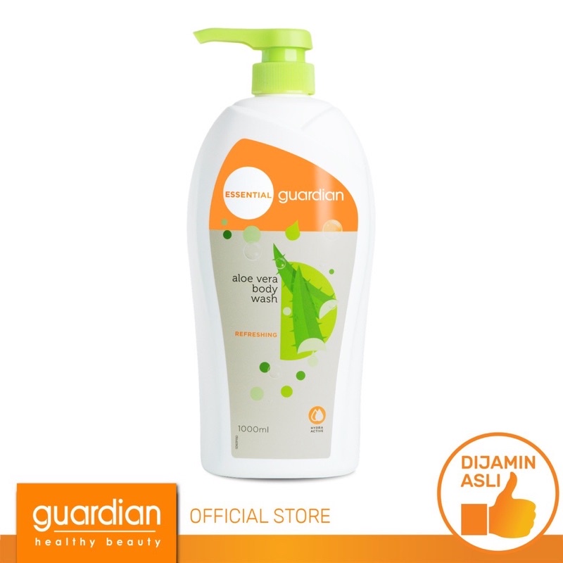 guardian refreshing body wash Aloe Vera 1000ml exp 8/23
