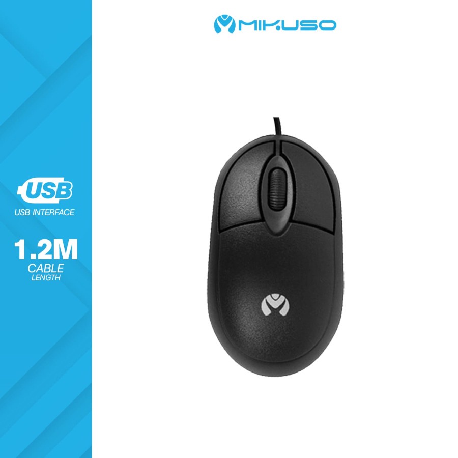 MOUSE MIKUSO MOS-015U OPTICAL MOUSE KABEL