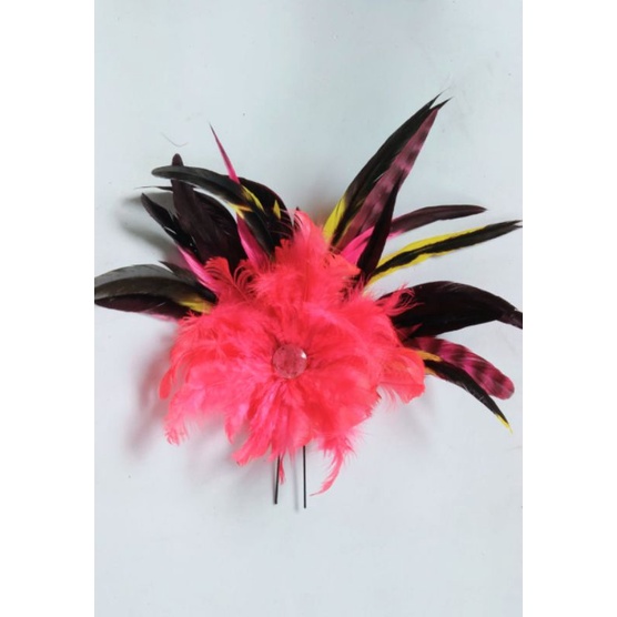 Tusuk konde bulu/ Hiasan Kepala Bulu/ Mahkota tari