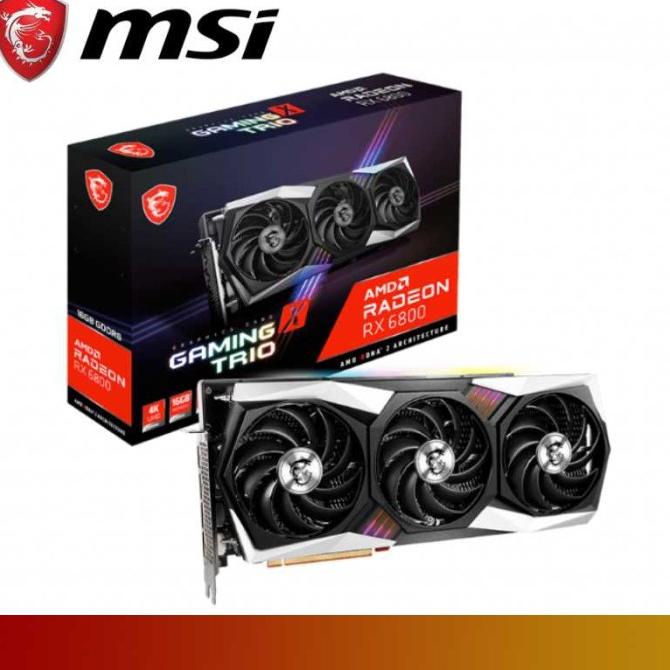 Msi Radeon Rx 6800 Gaming X Trio 16G | Vga Radeon Rx 6800 16Gb Non Cod