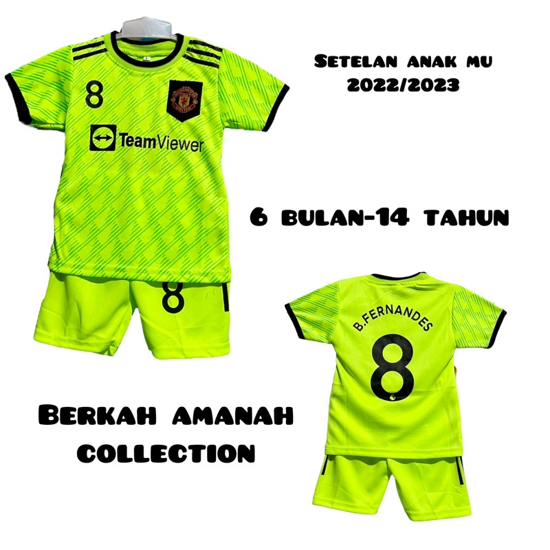 baju bola anak MU/ kaos bola anak/ setelan bola anak termurah/ jersey bola anak terlaris