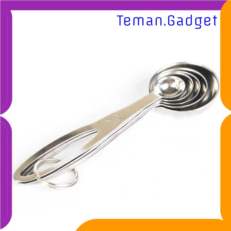 TG - DPR Friez Sendok Takar Cup Stainless Steel Measuring Spoon 5 PCS - S300