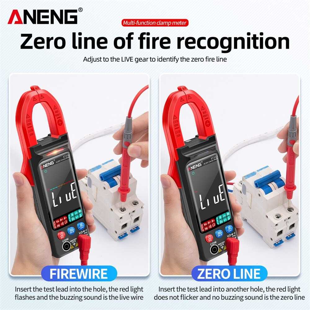 PROMO ANENG Tester Listrik Digital Clamp Meter - ST212 MBOT33BK MBOT33BQ