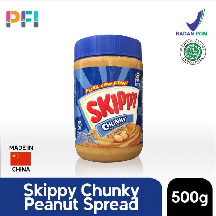 

[TERBARU] Skippy Chunky Peanut Butter 500gr