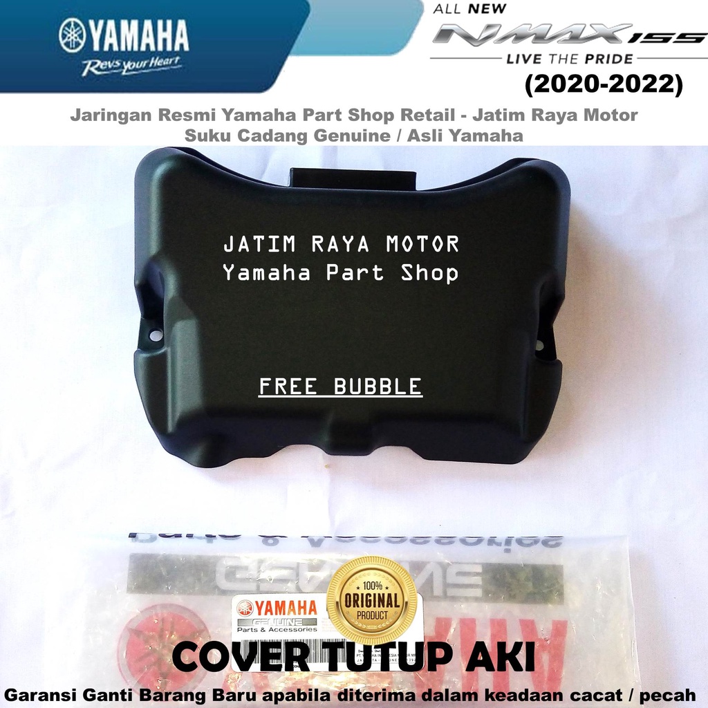 Tutup Cover Aki All New Nmax N Max 2020-2022 Asli Original Yamaha Surabaya