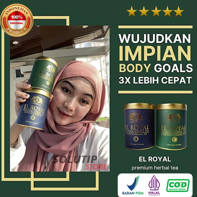 

[BISA COD] El Royal Tea Premium Herbal Teh pelangsing Teh El Royal (1 paket)