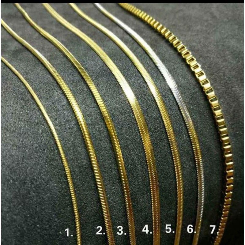 kalung anak emas muda kadar 15% (2,3 gram) bs request berat dan kadar