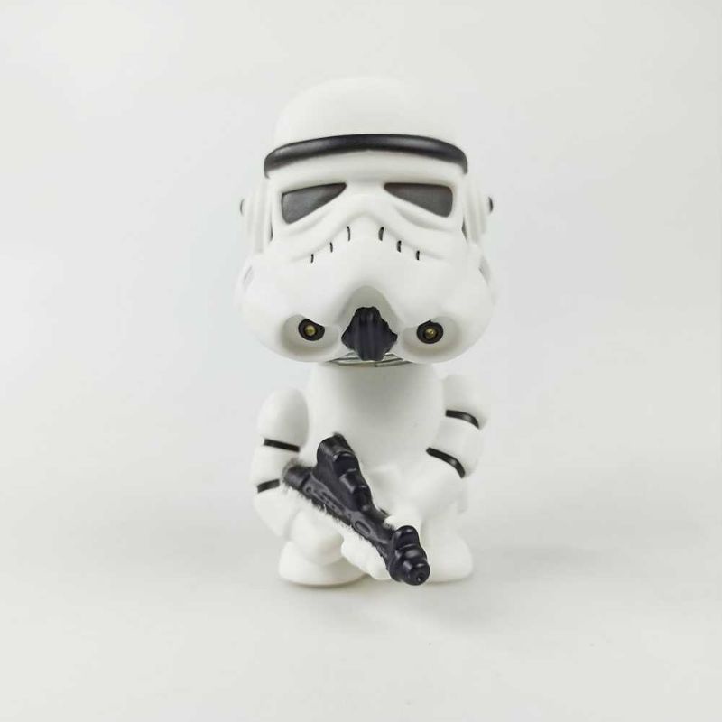 Boneka Goyang Mobil Stormtrooper Star Wars Series - Q Version Kado Hadiah Kerabat Sahabat Teman Godel Godel Kepalanya saat jalan dengan Mobil Pajangan