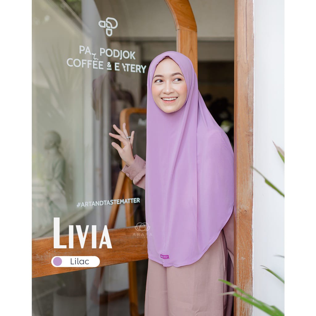 ARAFA HIJAB KHIMAR LIVIA SIZE L - HIJAB INSTAN