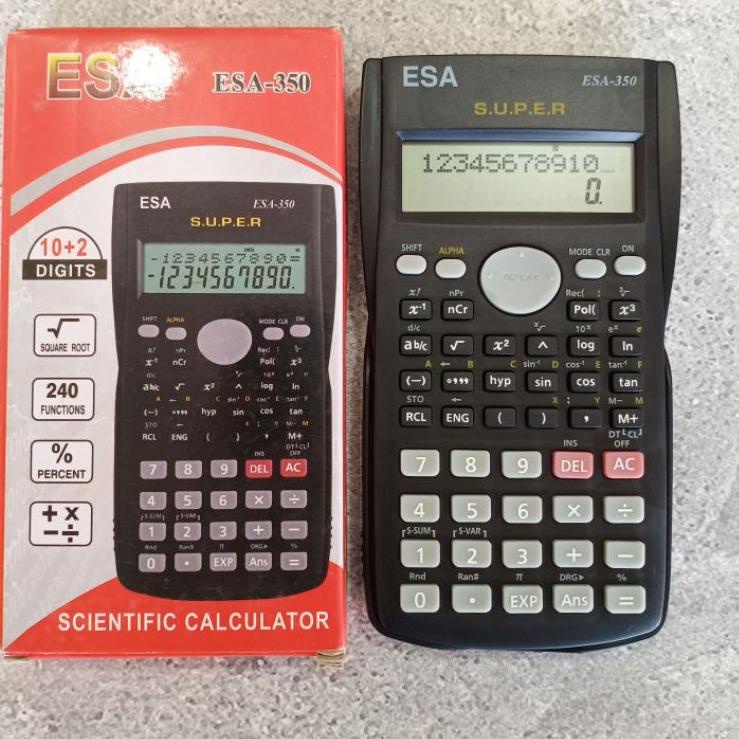 

✺✺ Kalkulator Sekolah Sains Scientific 350 Ujian - Citizen/ESA/KADIO Calculator Kimia Matematika Biologi