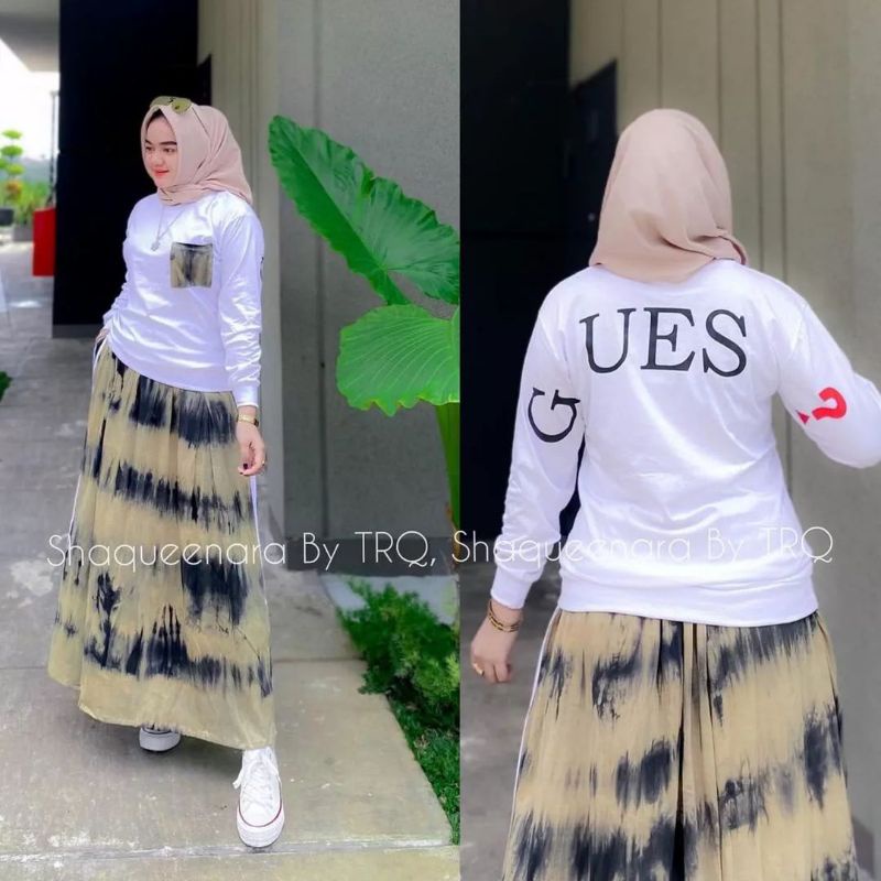 ONE SET ROK TYE DYE SHAQUEENARA SET BY TRQ ORI