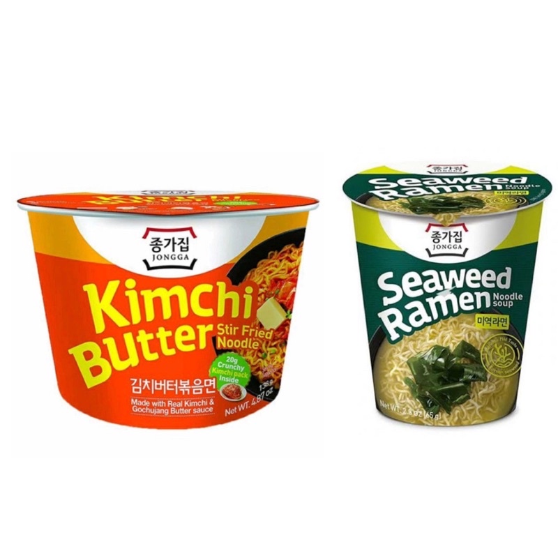 

Jongga Seaweed Ramen 65gr / Jongga Kimchi Butter Noodle 138gr / Cup / Jongga / Seaweed / Ramen / 65gr / Kimchi / Butter / Noodle / 138gr / HALAL / Mie / instan / Sup / Rumput / Laut / asli / Korea / stir / fried