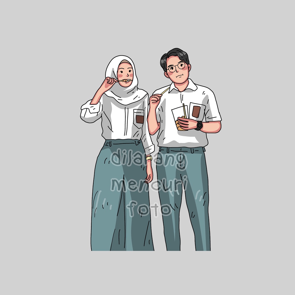 Ilustrasi karikatur kartun tanpa po fanart animasi kartun karikatur softfile