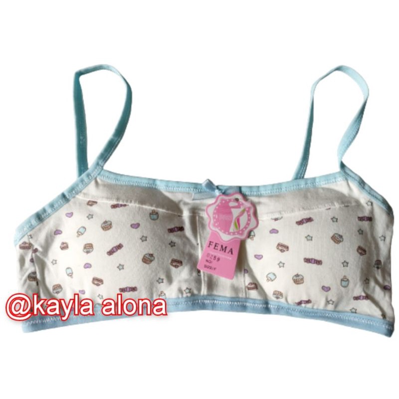 MINISET ANAK MOTIF TALI SATU &quot; FEMA &quot; ( Ada BUSA &amp; Pengait di Belakang )