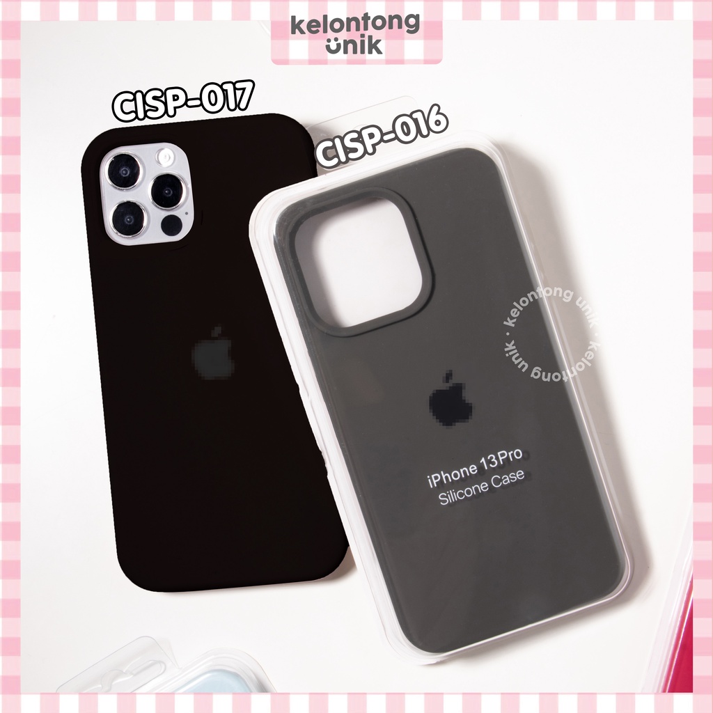 (Seri 6) For iPhone - Premium Silicone Case Full Cover