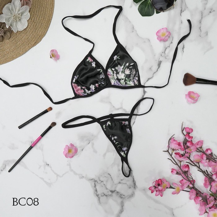 [LIMITED STOCK] CELANA DALAM SEXY UNDERWEAR WANITA BRA SET HITAM BC08 HIGHT QUALITY