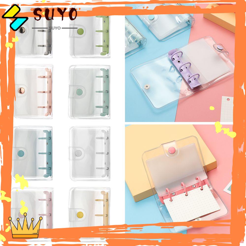 Suyo Cover Notebook Portable Mini File Folder Hand Akun Diary Diary Buku Loose-leaf Refill