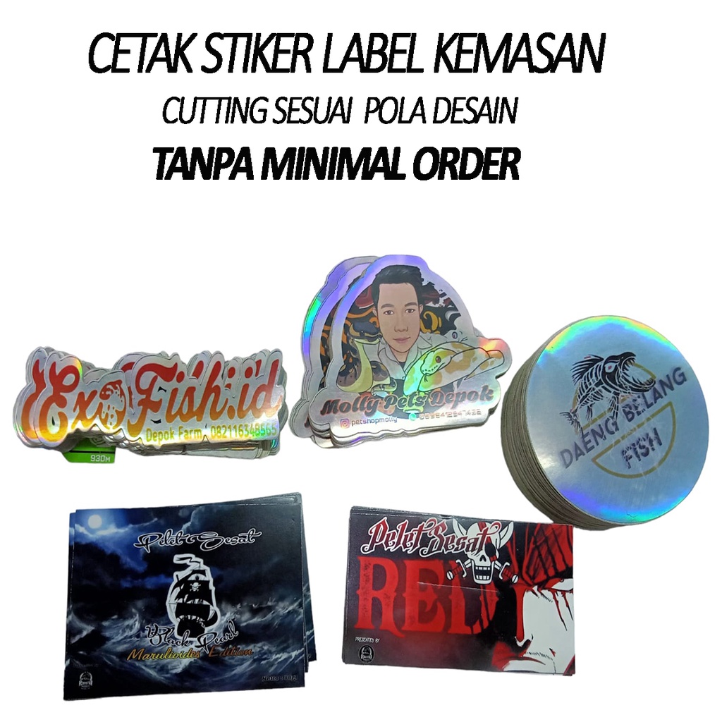 

cetak stiker label kemasan makana minuman cutting pola A3