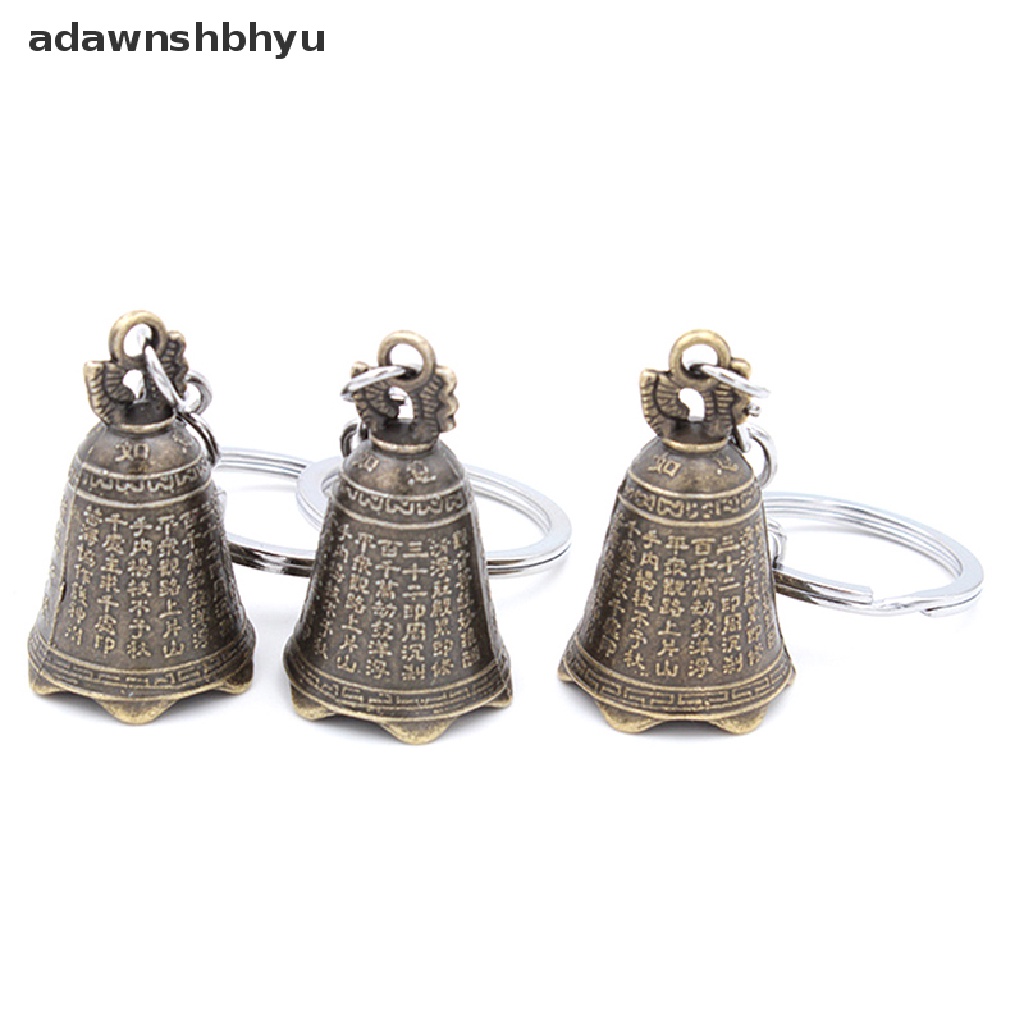 Adawnshbhyu Lonceng Antik Patung Mini Cina Pray Guanyin Budha Bell Shui Feng Bell ID