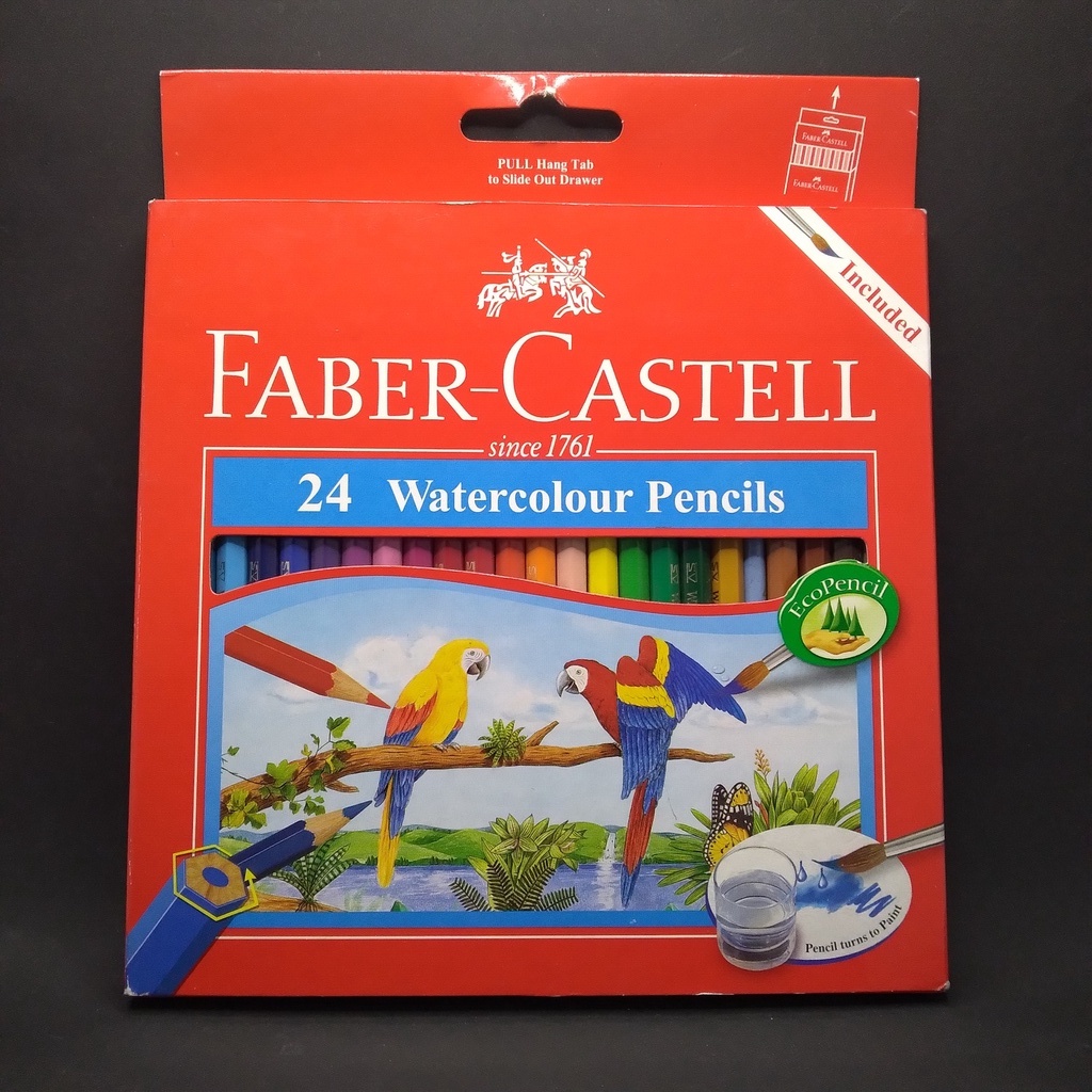 

PENSIL WARNA FABER CASTELL 24 WARNA WATERCOLOUR