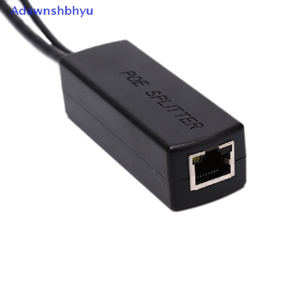 Adhyu Gigabit Active PoE Splitter Power Over Eterna 48V Ke 12V 1A-2A 10.100/1000Mbps ID