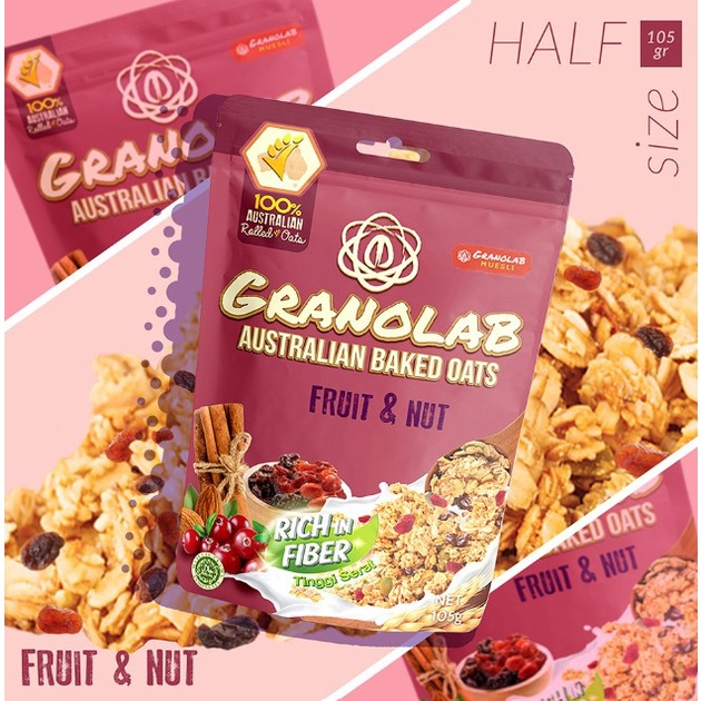 

GRANOLAB FRUIT AND NUT 105GR - GRANOLA