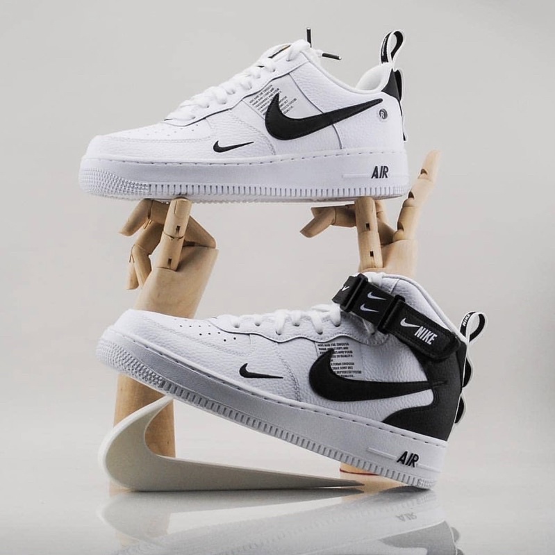 SELERA SNEAKERS MAN &amp; LADIES SEPATU SNEAKERS PUTIH LIS HITAM HIGT ATAU PENDEK SEPATU A1R FORC3 1 ONE LV’8 UTILITY HIGT TINGGI ATAU PENDEK SEPATU KASUAL ANTI SLIP ANTI LICIN SEPATU TERLARIS SEPATU SNEAKERS PRIA SEPATU