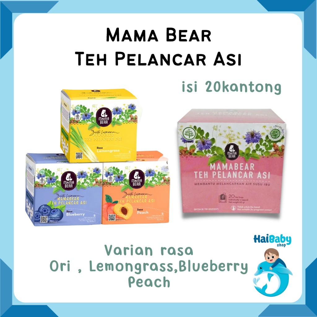 Mama Bear Teh Pelancar ASI / ASI Booster / Booster ASI